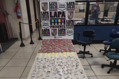 Lapa Presente apreende maconha, cocaína e crack após fuga de suspeito