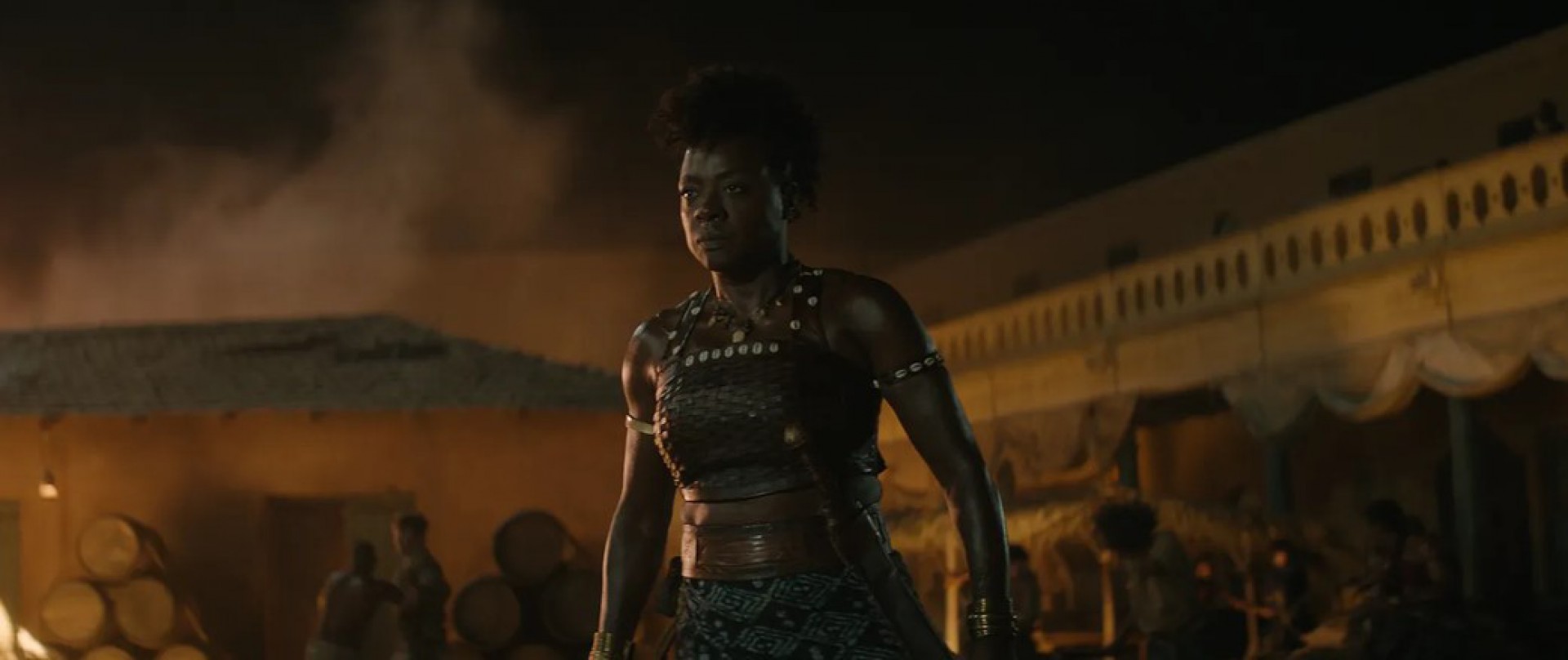 Cenas do filme 'The Woman King', com Viola Davis - Divulgação