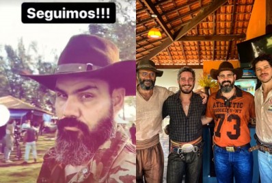 Juliano Cazarré volta a gravar 'Pantanal' após cirurgia da filha: 'Seguimos'