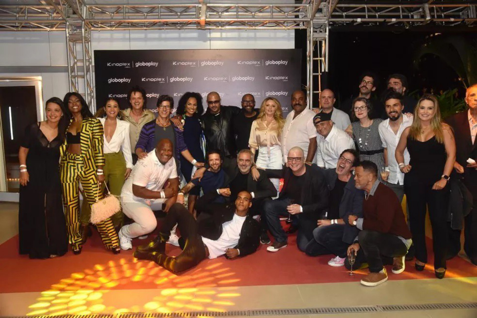 Elenco de 'Arcanjo Renegado' na inauguração do Kinoplex Leblon Globoplay - Fábio Cordeiro / Gshow