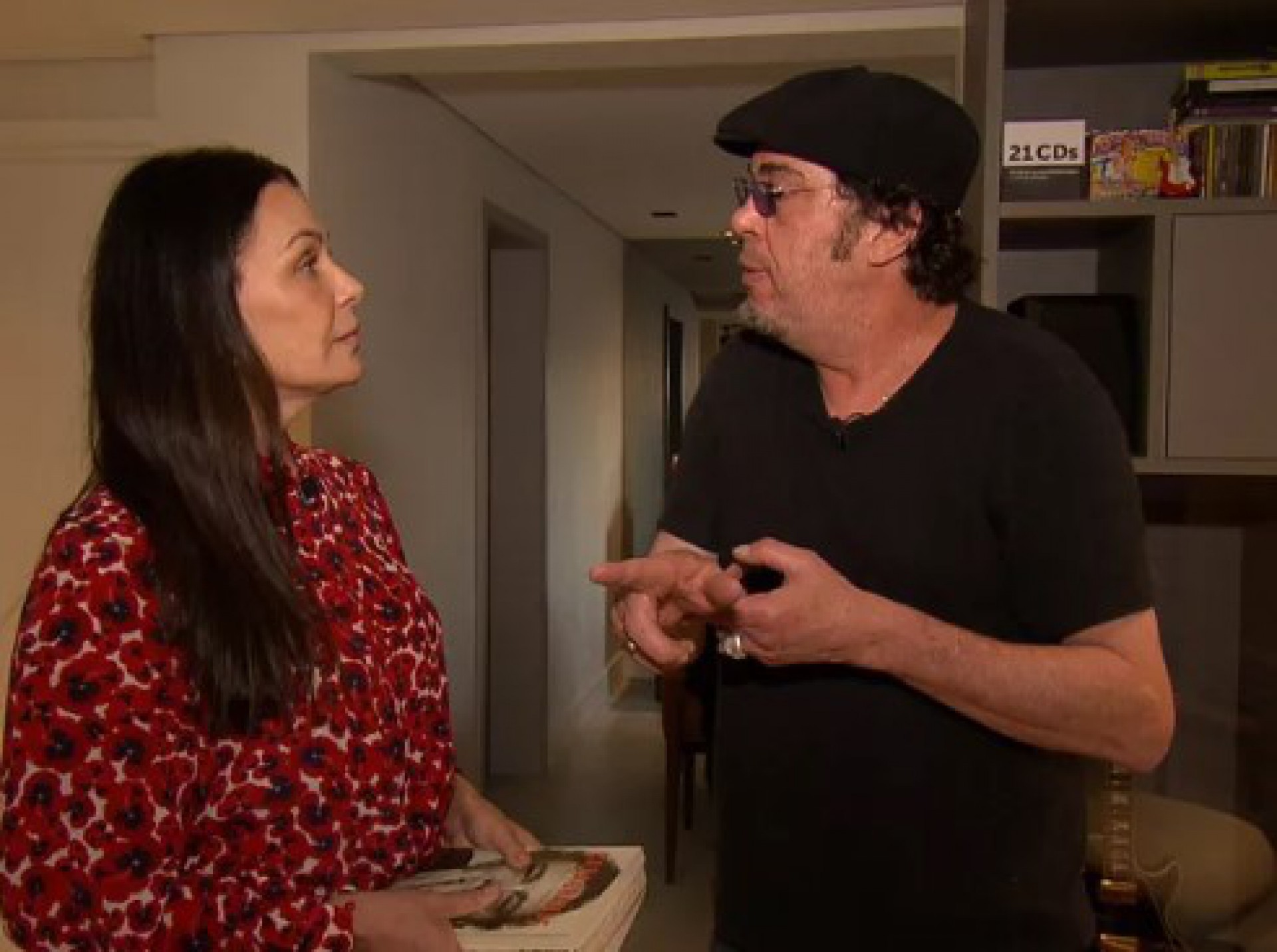 Walter Casagrande e Carolina Ferraz -  Divulgação/Record