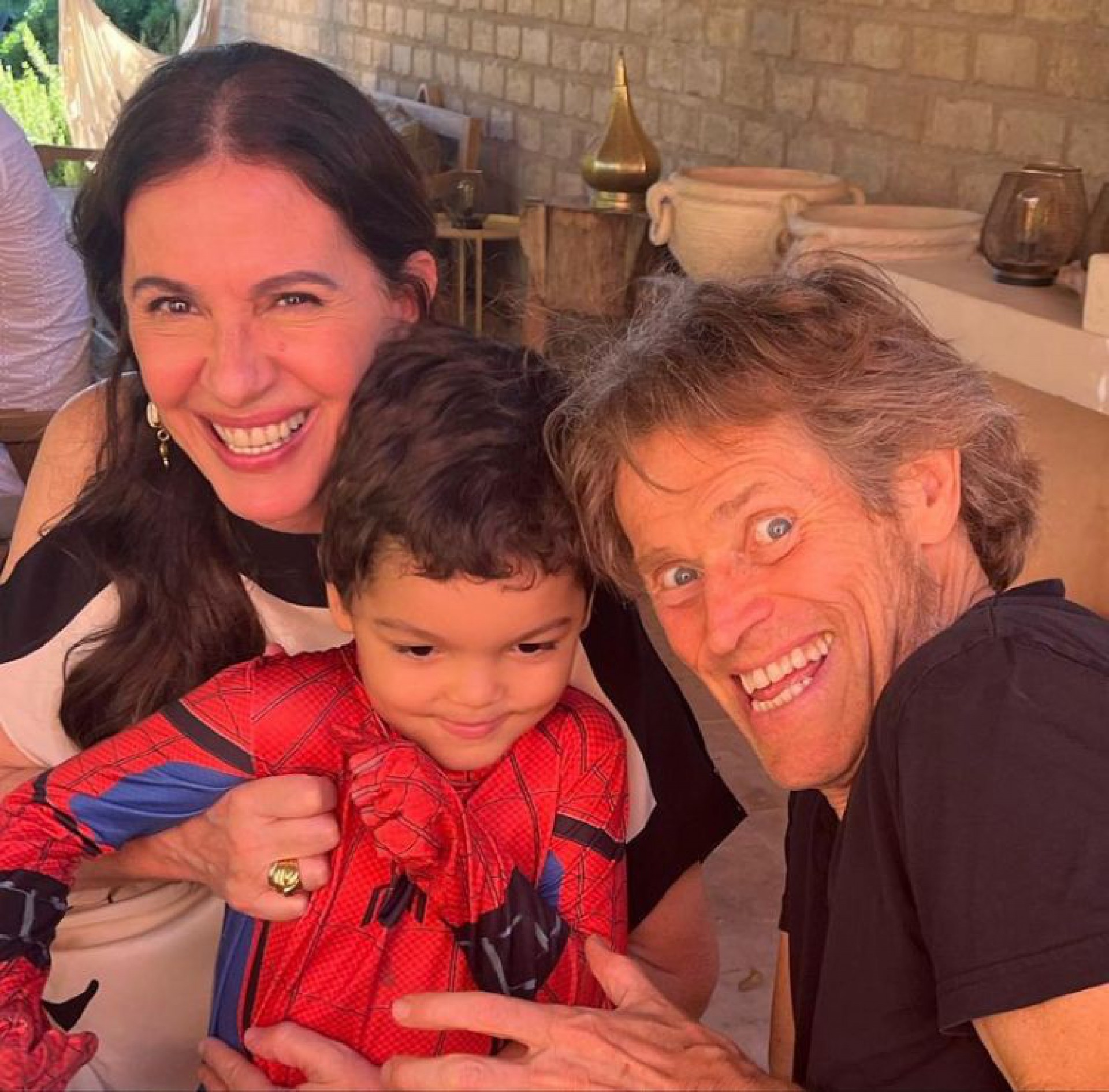 Gilberto Gil e família recebem visita de Willem Dafoe durante viagem na Europa - Reprodução/Instagram