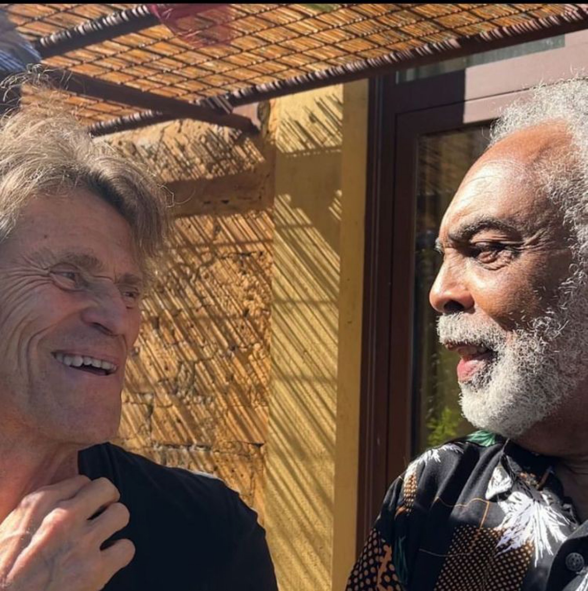 Gilberto Gil e família recebem visita de Willem Dafoe durante viagem na Europa - Reprodução/Instagram