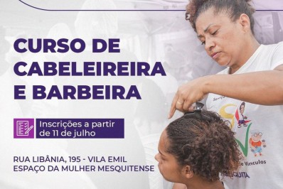 Espaço da Mulher Mesquitense abre inscrições para novos cursos nesta segunda (11)