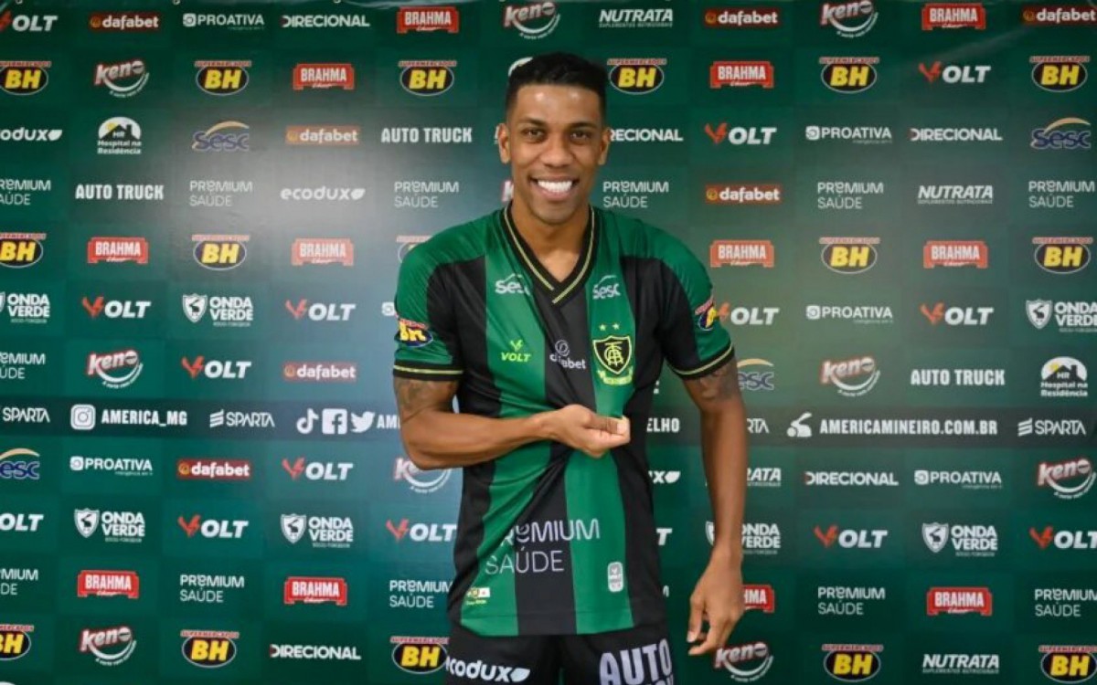 Berr&iacute;o foi anunciado pelo Am&eacute;rica-MG no ano passado, no dia 9 de julho