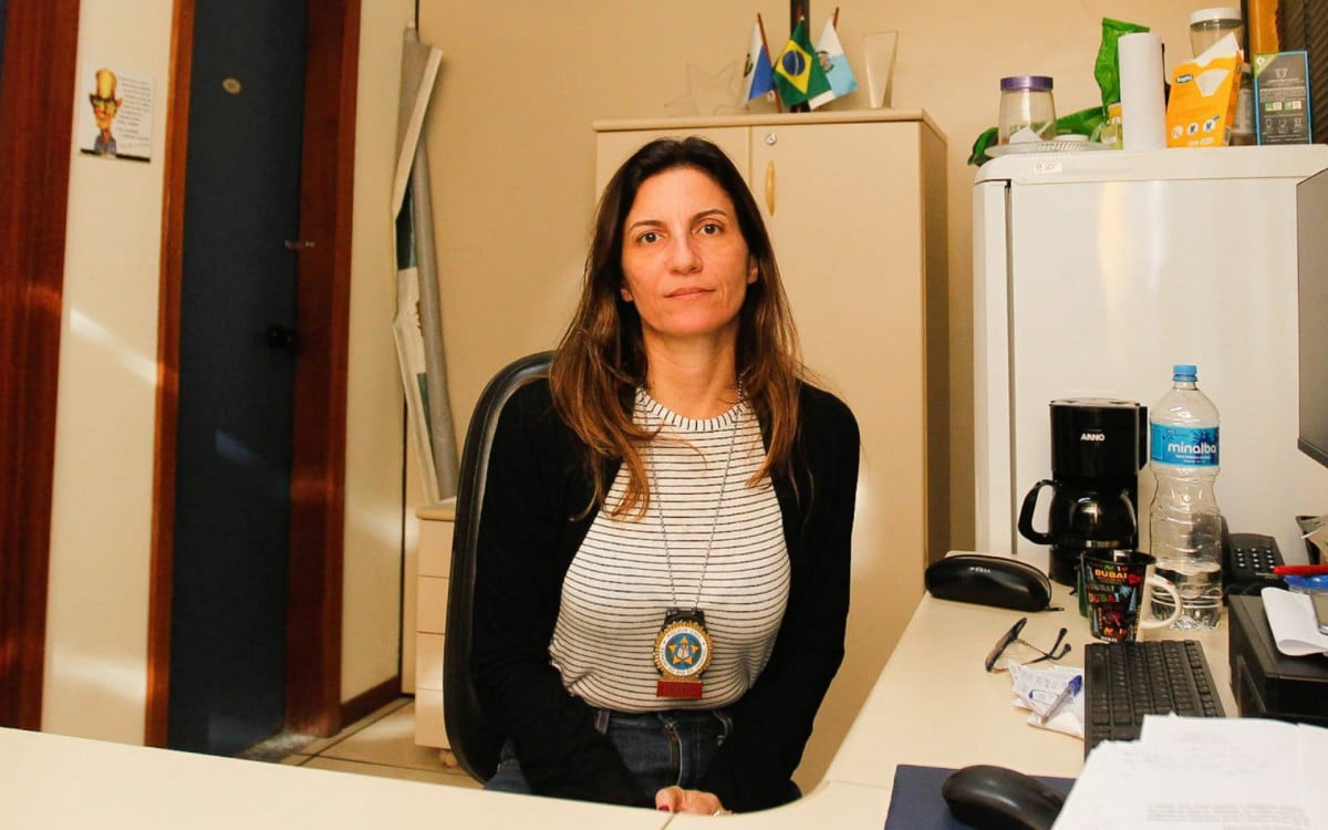 A delegada Bárbara Lomba iniciou as investigações sobre o caso - Reginaldo Pimenta/Agência O Dia