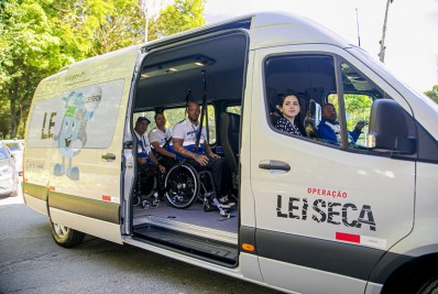 Operação Lei Seca ganha duas vans adaptadas para transportar equipes de conscientização