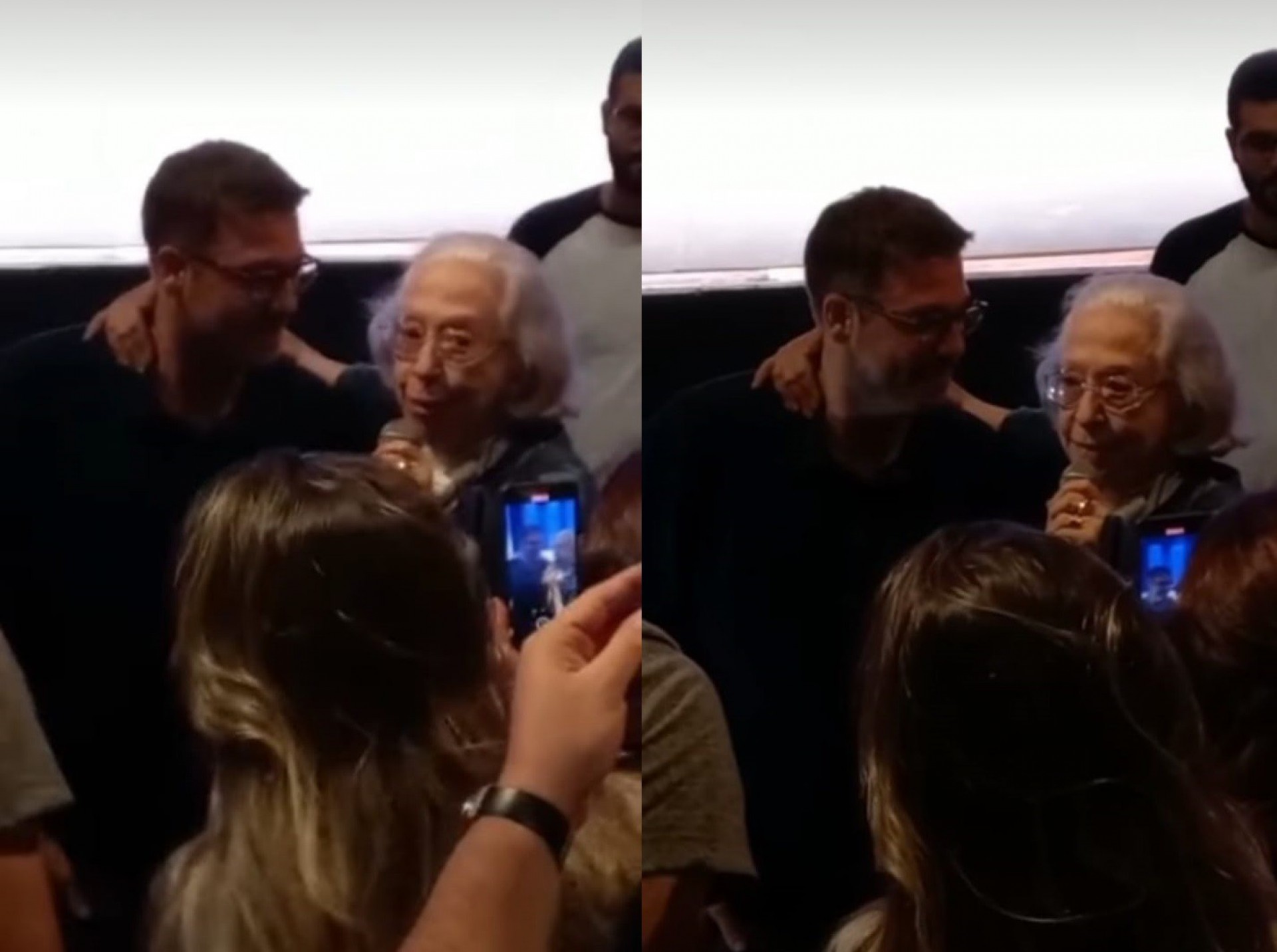 Fernanda Montenegro homenageou Fábio Porchat  - Reprodução/Instagram 