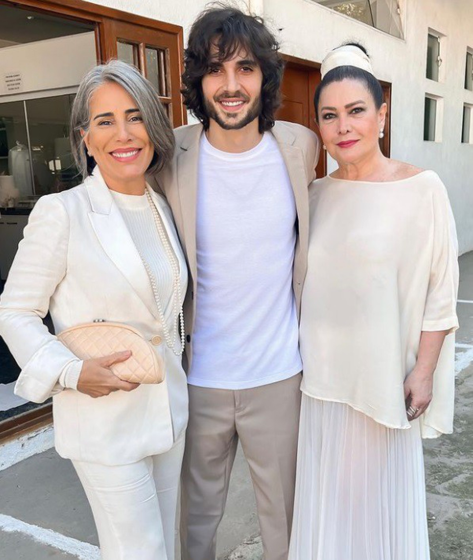 Gloria Pires, Fiuk e Cristina Kartalian, - Reprodução do Instagram