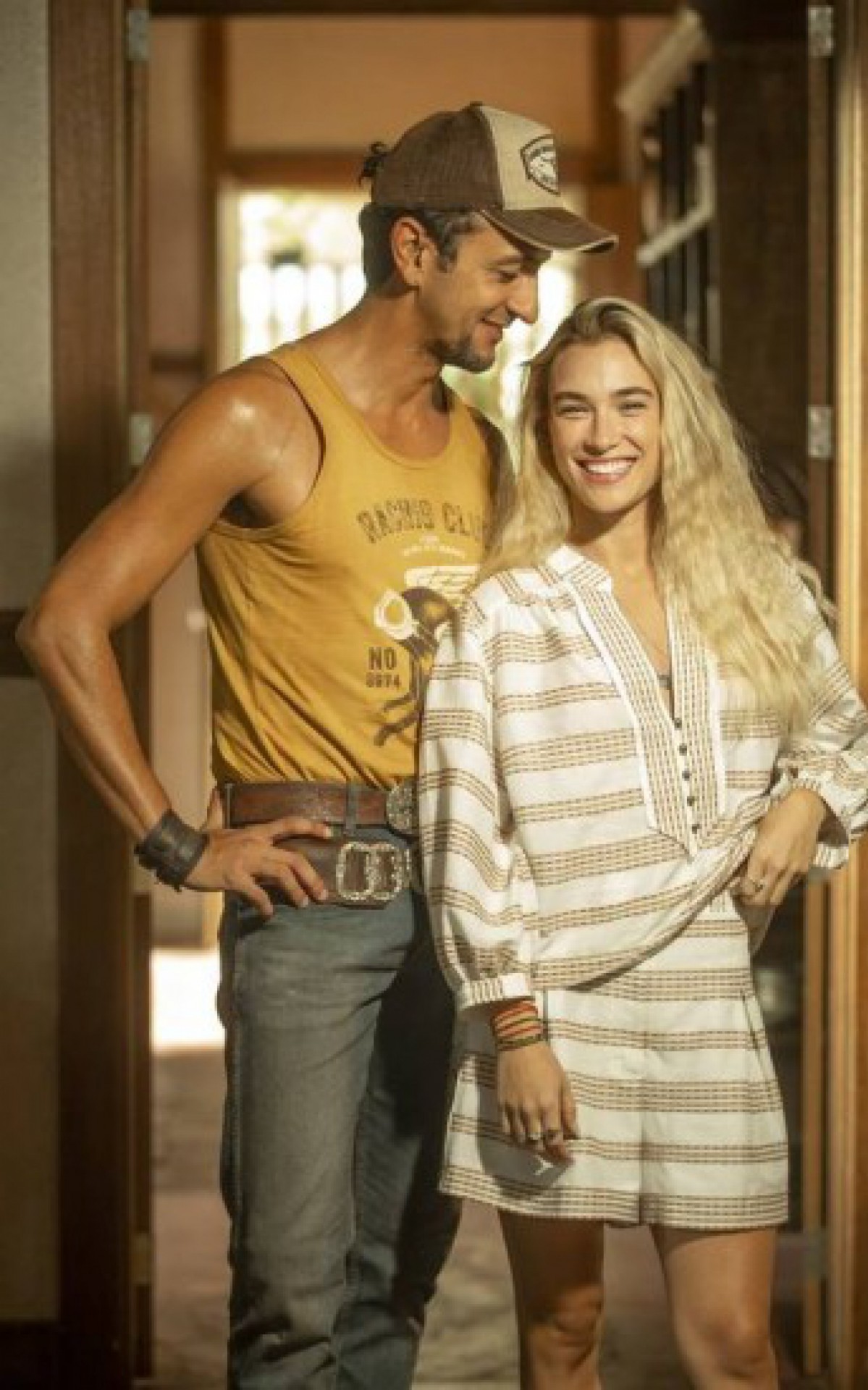 Marcela Fetter estreia em &lsquo;Pantanal&rsquo; como par rom&acirc;ntico de Irandhir Santos