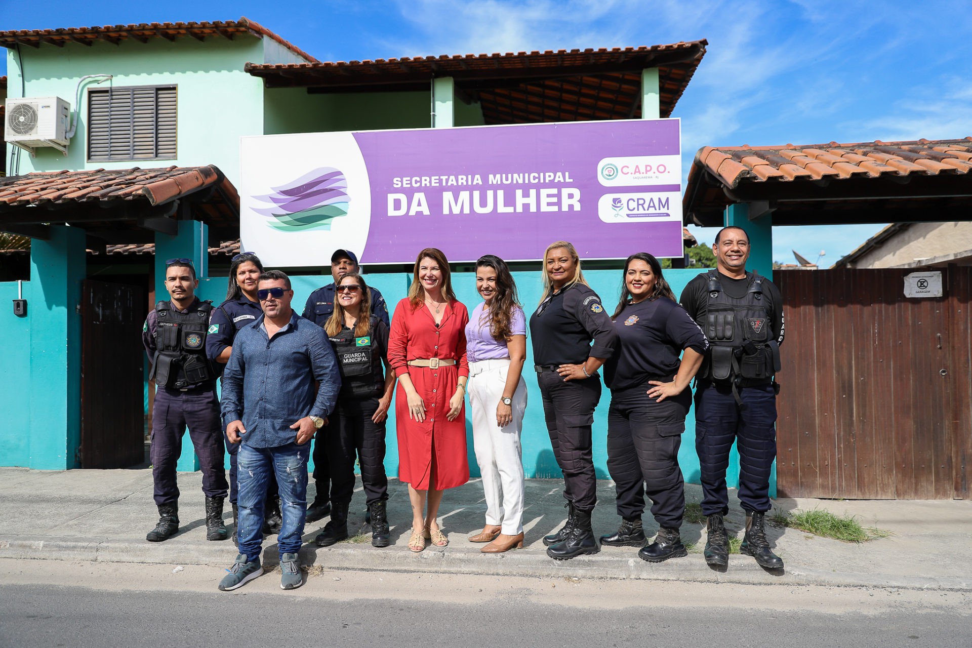 Guarda Maria da Penha celebrou seu primeiro ano de atuação no município de Saquarema - Marcos Ferreira/Prefeitura de Saquarema