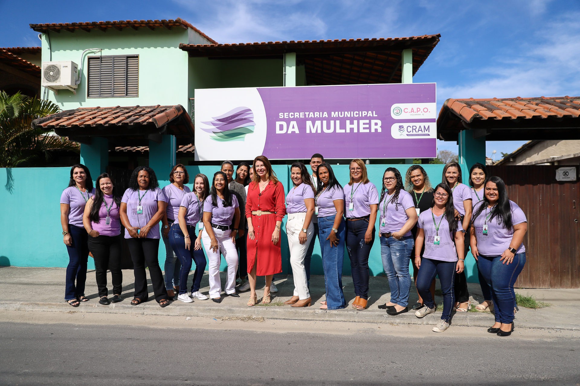 Guarda Maria da Penha celebrou seu primeiro ano de atuação no município de Saquarema - Marcos Ferreira/Prefeitura de Saquarema