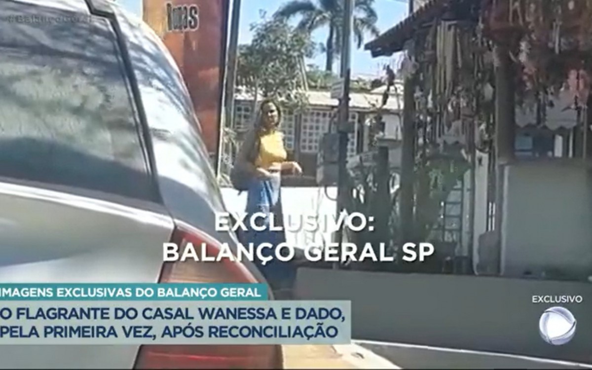 Wanessa Camargo e Dado Dolabella foram vistos juntos em Goiás - Reprodução/Record TV
