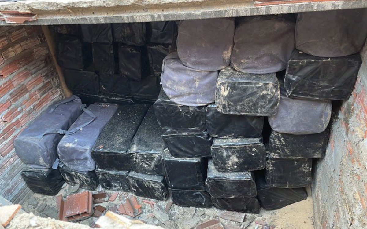 Polícia Federal também identificou que três dos maiores traficantes em atividade no Brasil eram os destinatários dessa droga no exterior - Divulgação