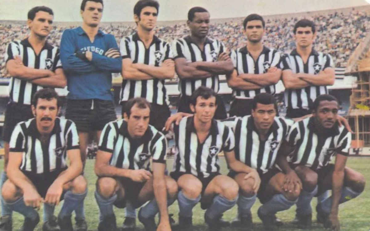 Cao fez parte do elenco campe&atilde;o brasileiro pelo Botafogo, em 1968