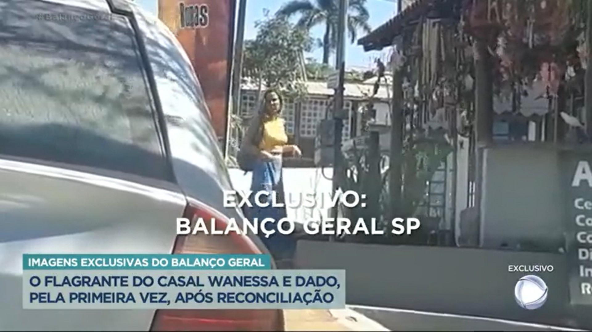 Wanessa Camargo e Dado Dolabella foram vistos juntos em Goiás - Reprodução/Record TV