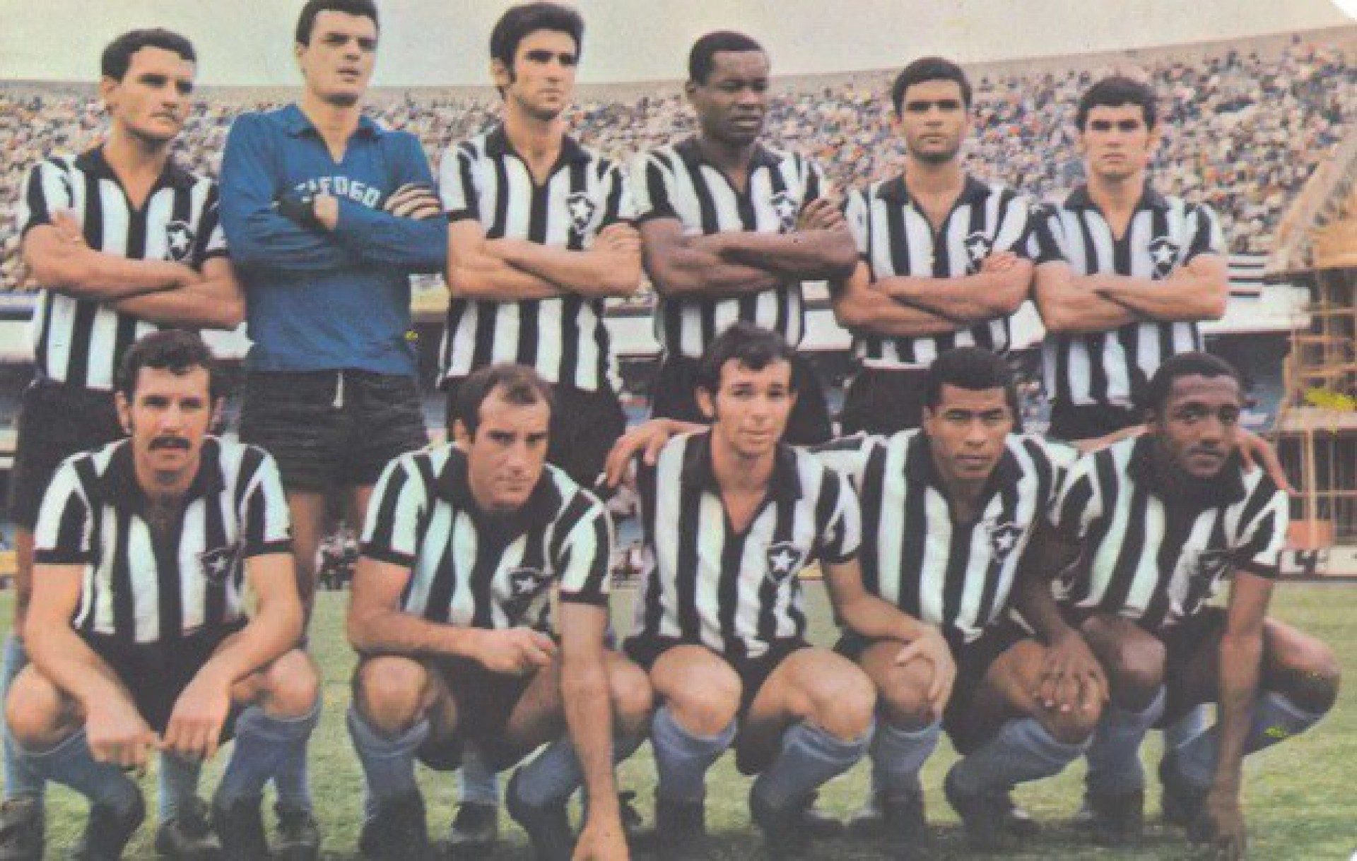 Cao fez parte do elenco campeão brasileiro pelo Botafogo, em 1968 - Reprodução