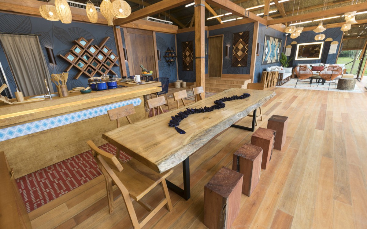 Cenário do 'Ilha Record'