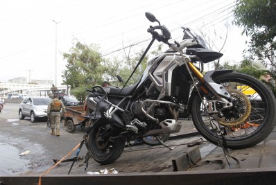 Governo do Estado faz ação integrada para coibir circulação de motos sem placa