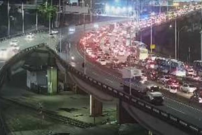 Tempo de travessia na Ponte Rio-Niterói chega a uma hora