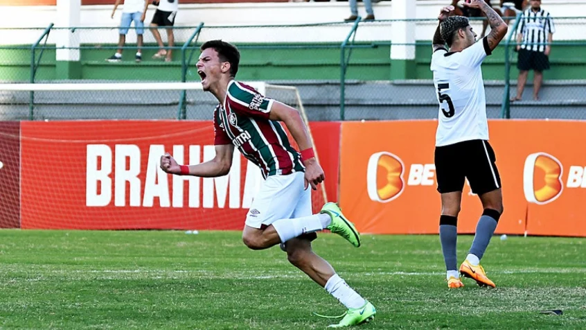 Marcos Pedro atuando pelo Fluminense no Brasileirão de Aspirantes - Mailson Santana/Fluminense F.C.