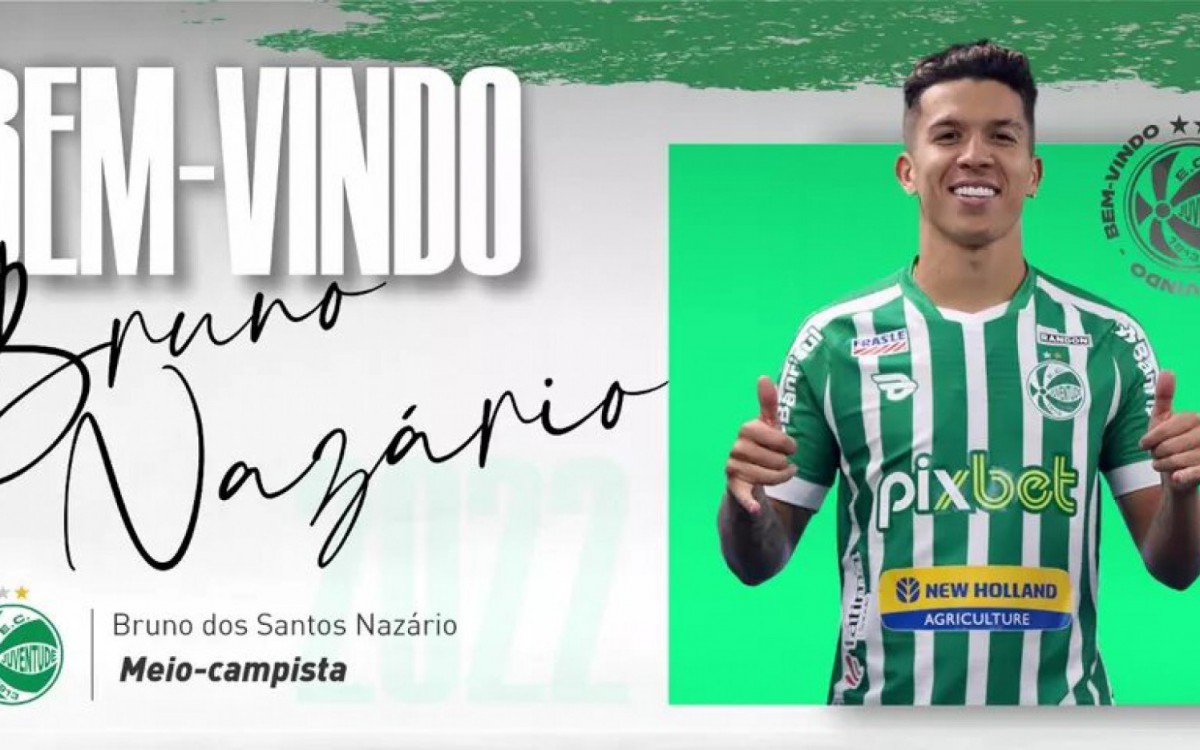 Bruno Naz&aacute;rio chega por empr&eacute;stimo ao Juventude