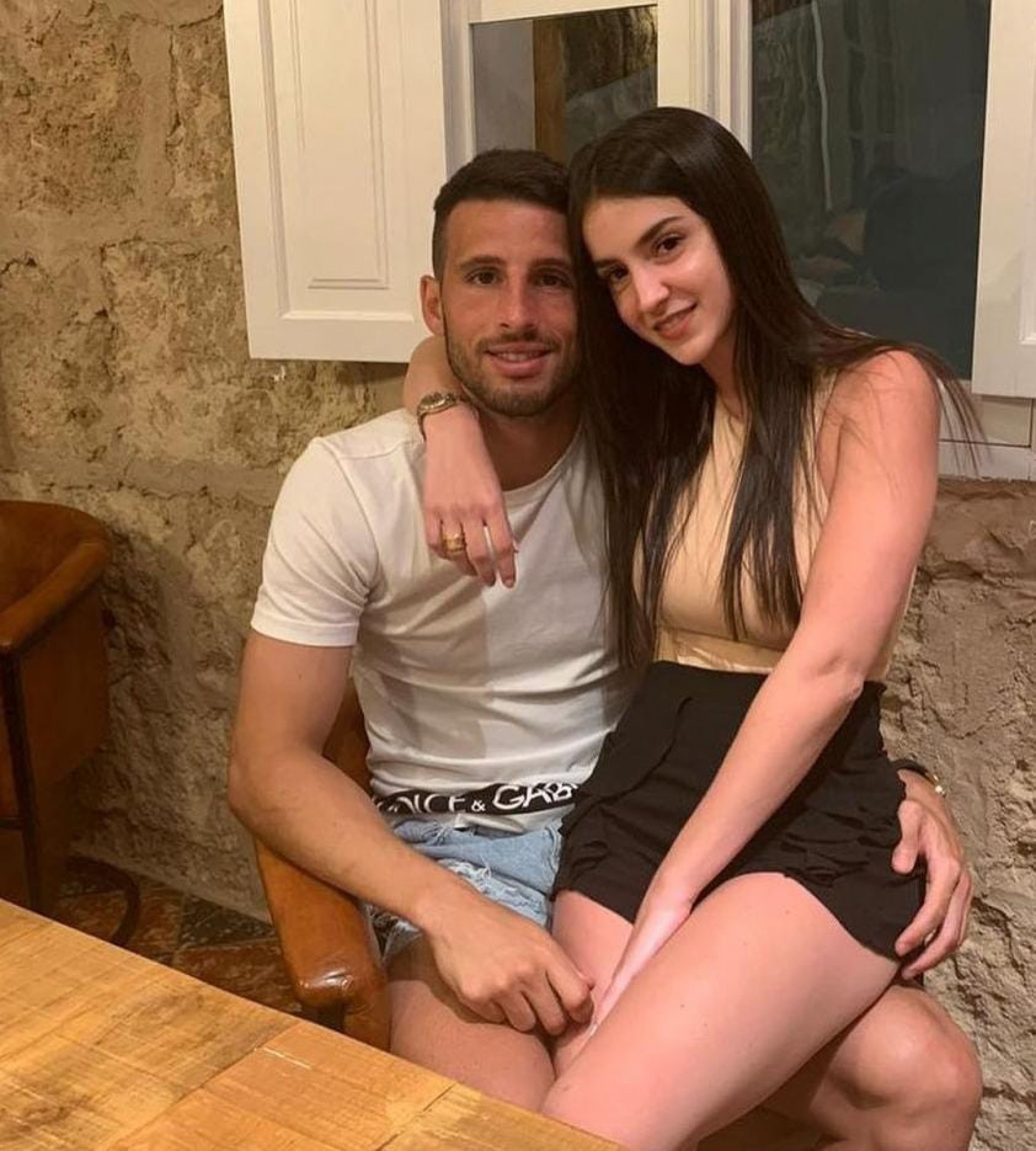 Micaela Fusca é namorada de Calleri - Reprodução