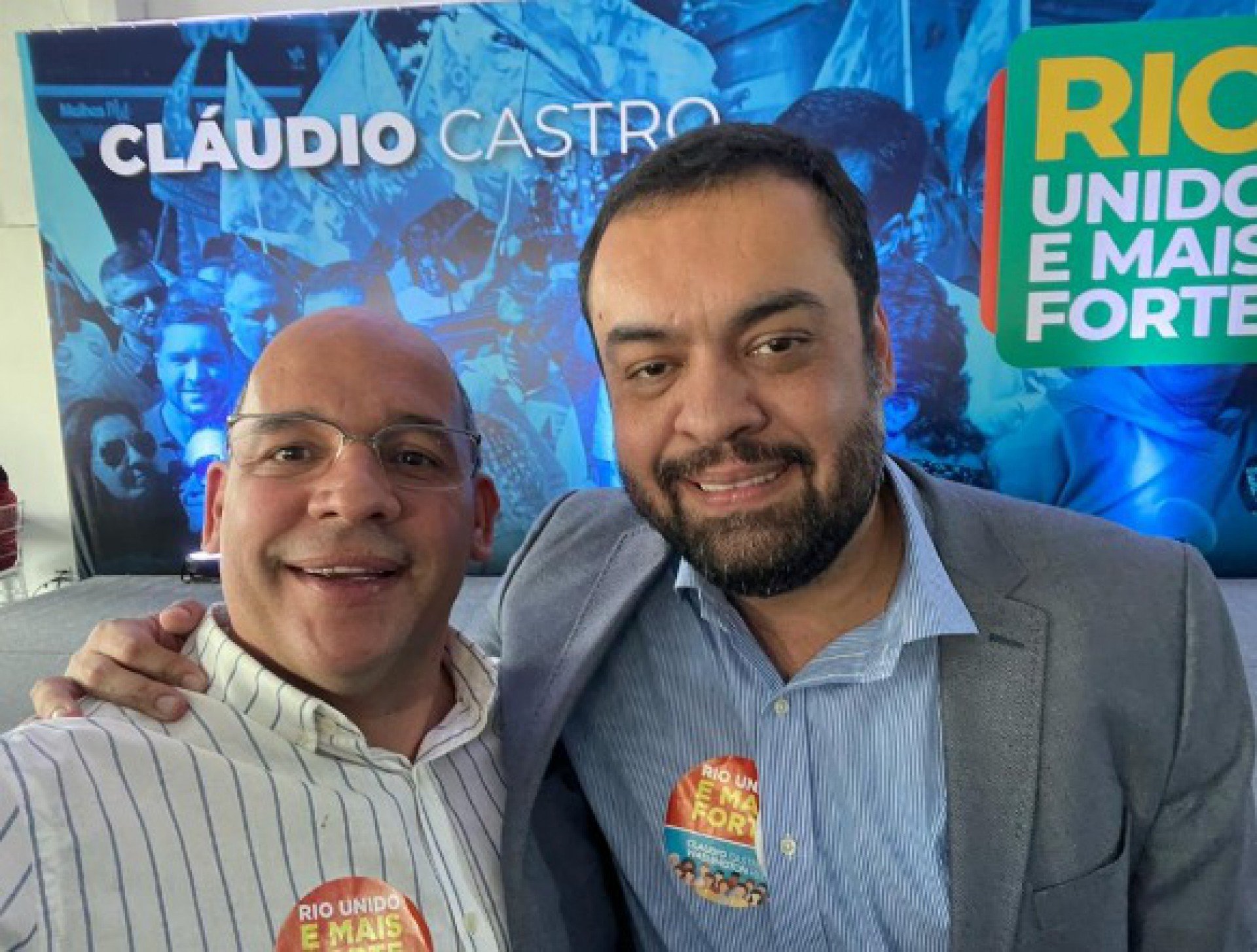 Prefeito de Arraial do Cabo, Marcelo Magno (PL) e governador Cláudio Castro  - Reprodução/ redes sociais 