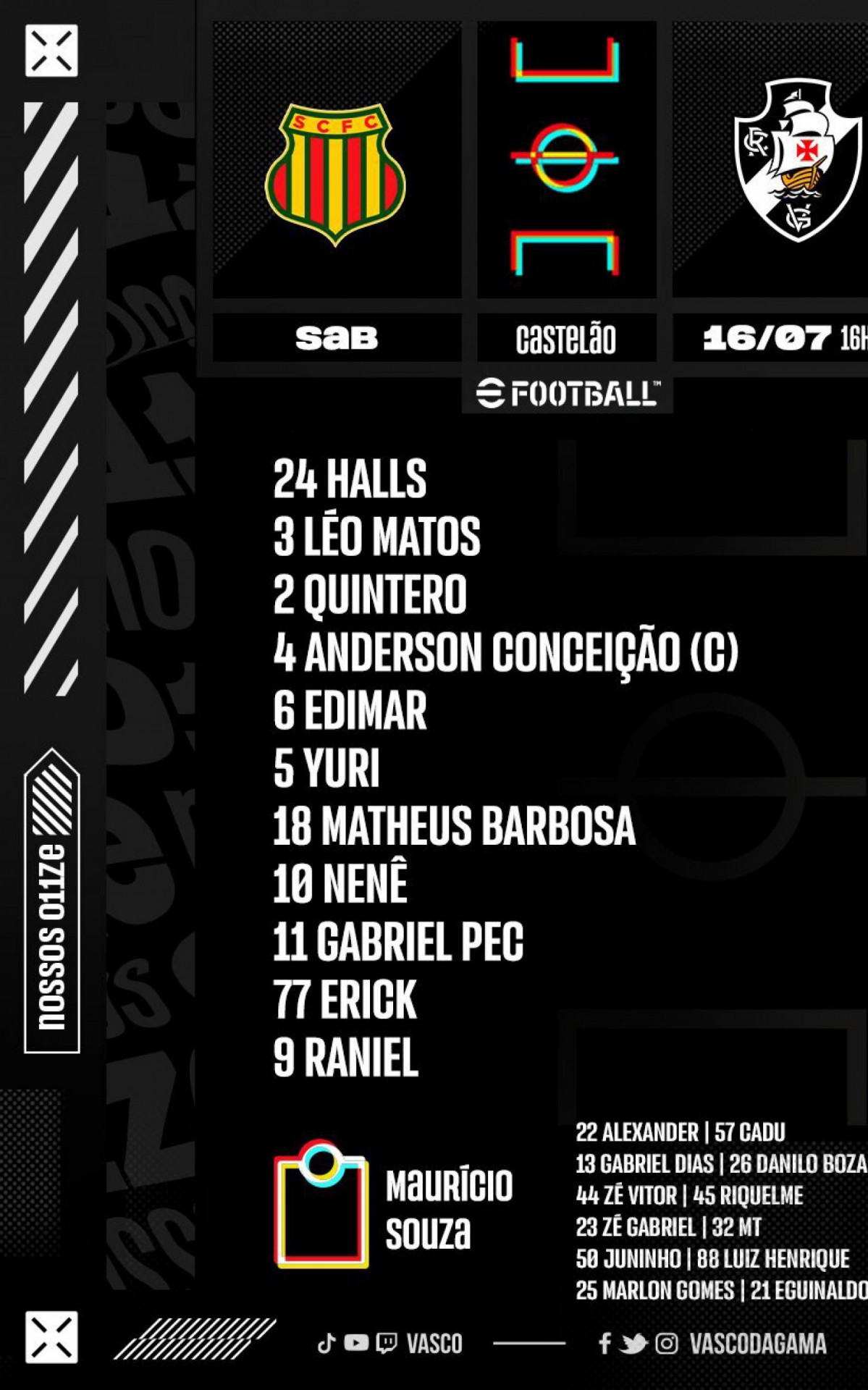 Escala&ccedil;&atilde;o do Vasco