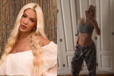Karoline Lima mostra a barriga sequinha após parto e fãs reagem: 'Pariu mesmo?'