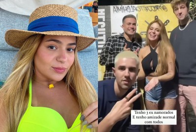 Viih Tube posta vídeo com ex-namorados e diz: 'Tenho amizade com todos'