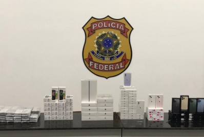 PF realiza apreensão de eletrônicos em Foz do Iguaçu