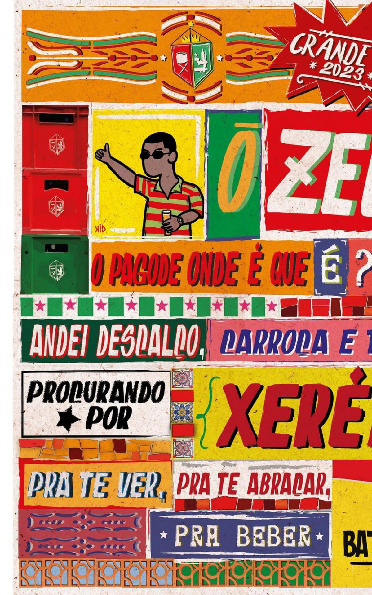 Grande Rio ir&aacute; homenagear Zeca Pagodinho na Avenida