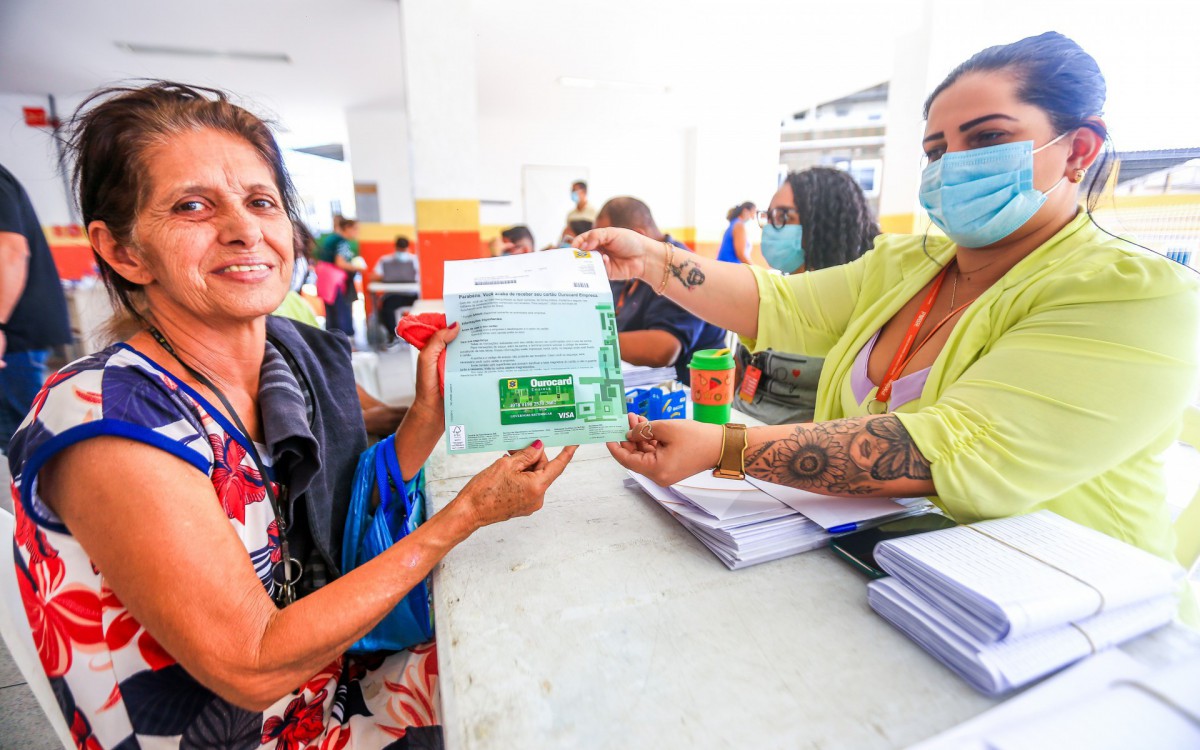 Já foram entregues 1.664 cartões