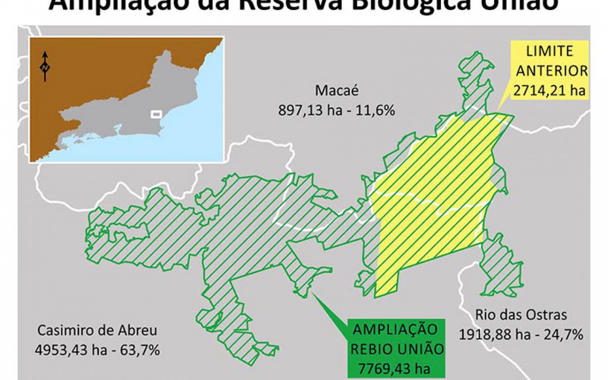 Reserva Biol&oacute;gica Uni&atilde;o no Rio de Janeiro