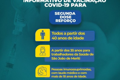 Meritienses com 40 anos ou mais recebem a quarta dose da vacina contra a covid-19