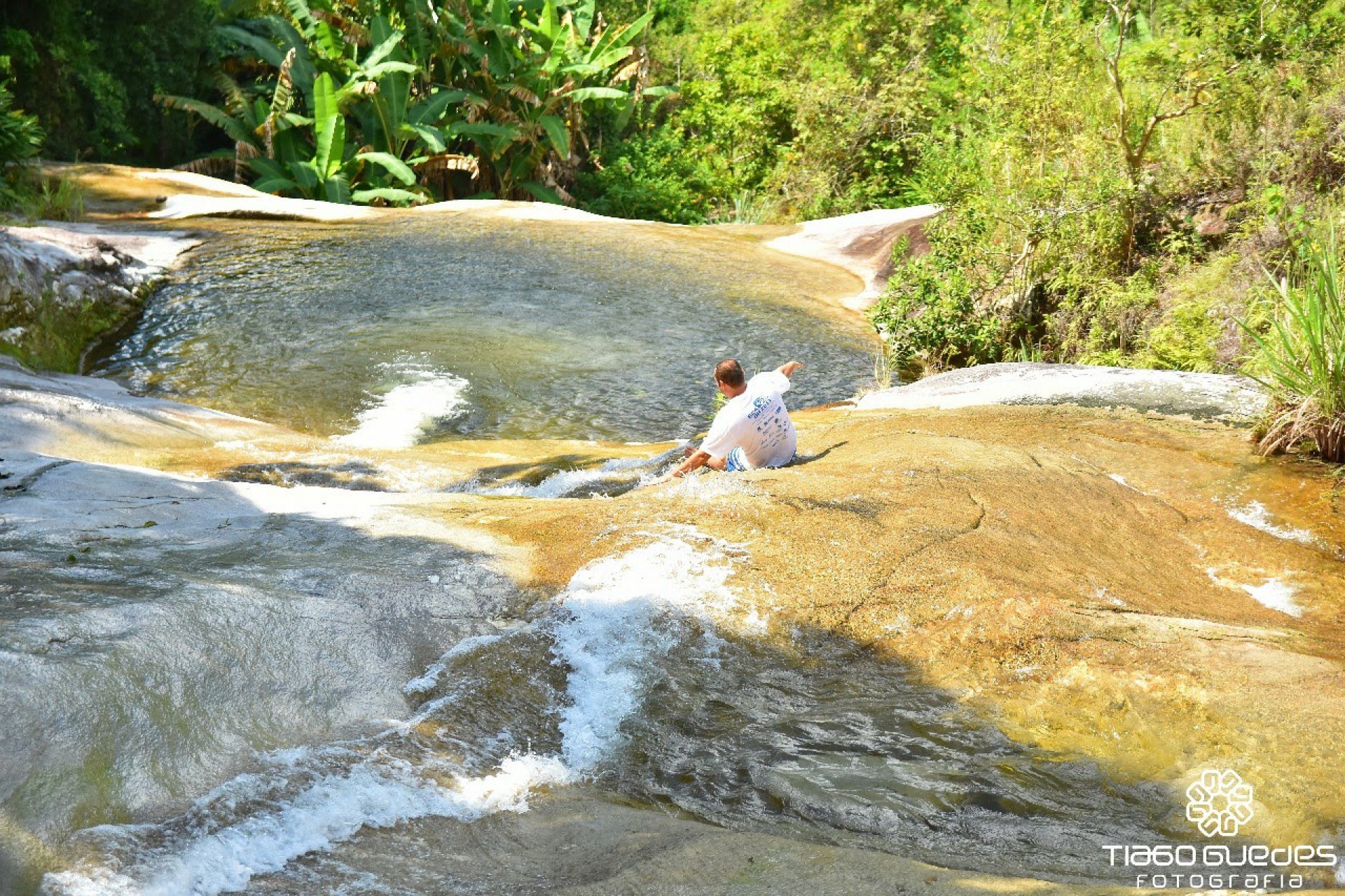 Cachoeira do Escorrega, em Glicério - Divulgação/Adventure Radical Sana Tour