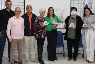 CDL de Paraíba do Sul oferece café da manhã à prefeita Dayse Onofre