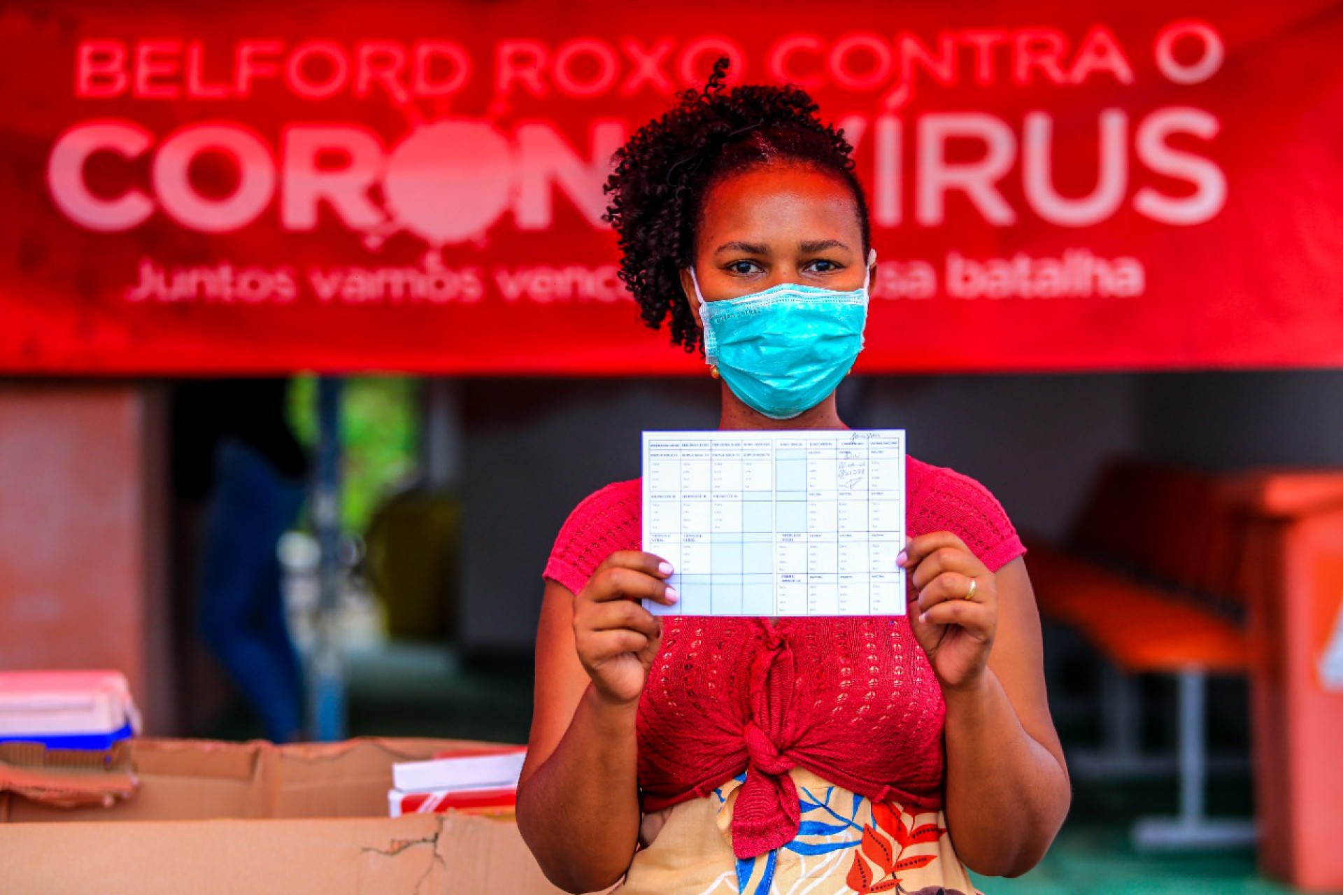 A popula&ccedil;&atilde;o est&aacute; atenta para manter o cart&atilde;o de vacina&ccedil;&atilde;o em dia   - Rafael Barreto / PMBR