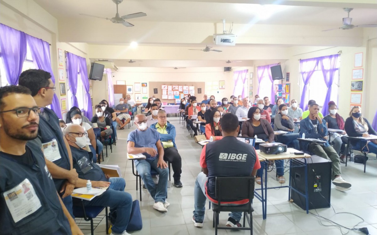 Em Guapimirim, 55 recenseadores participam de capacitação para o Censo 2022 - João Felipe Cunha - Imagem cedida ao DIA