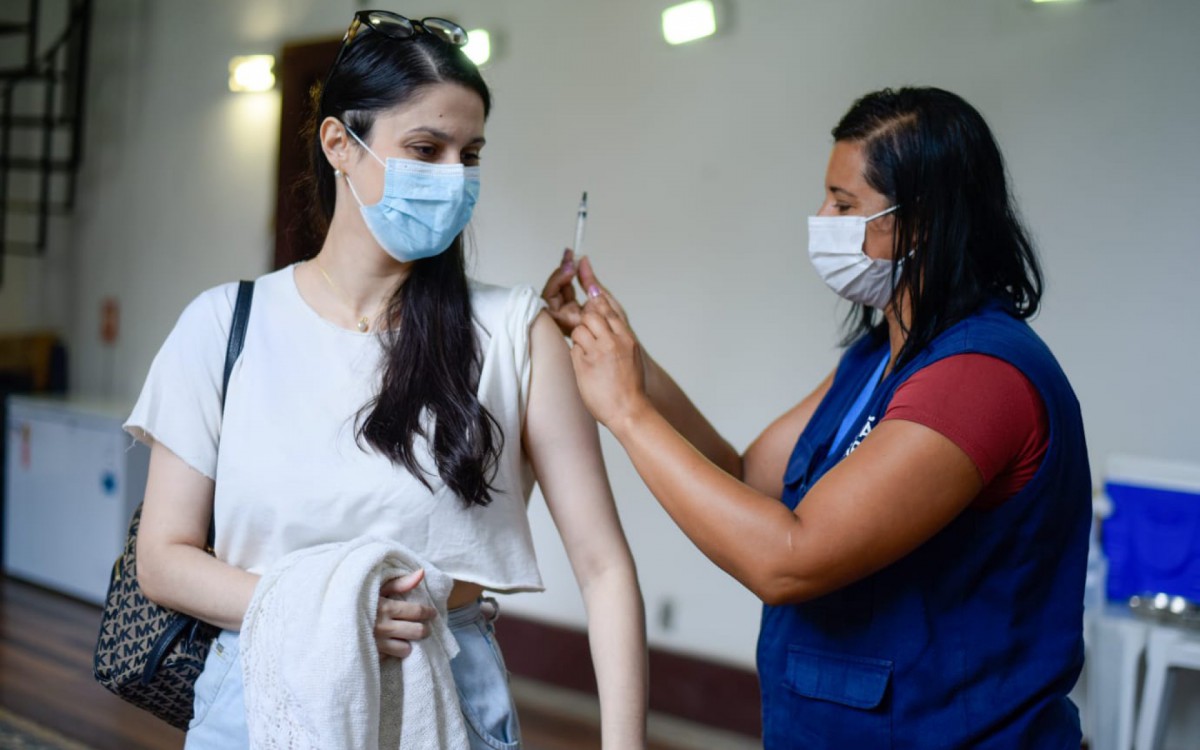 A advogada Patrícia Lancer garantiu a dose de reforço - Vanessa Atibaia/Agência O DIA
