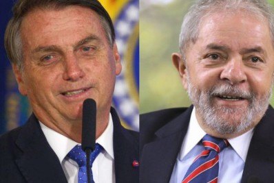 Diferença entre Lula e Bolsonaro é de seis pontos porcentuais, segundo PoderData