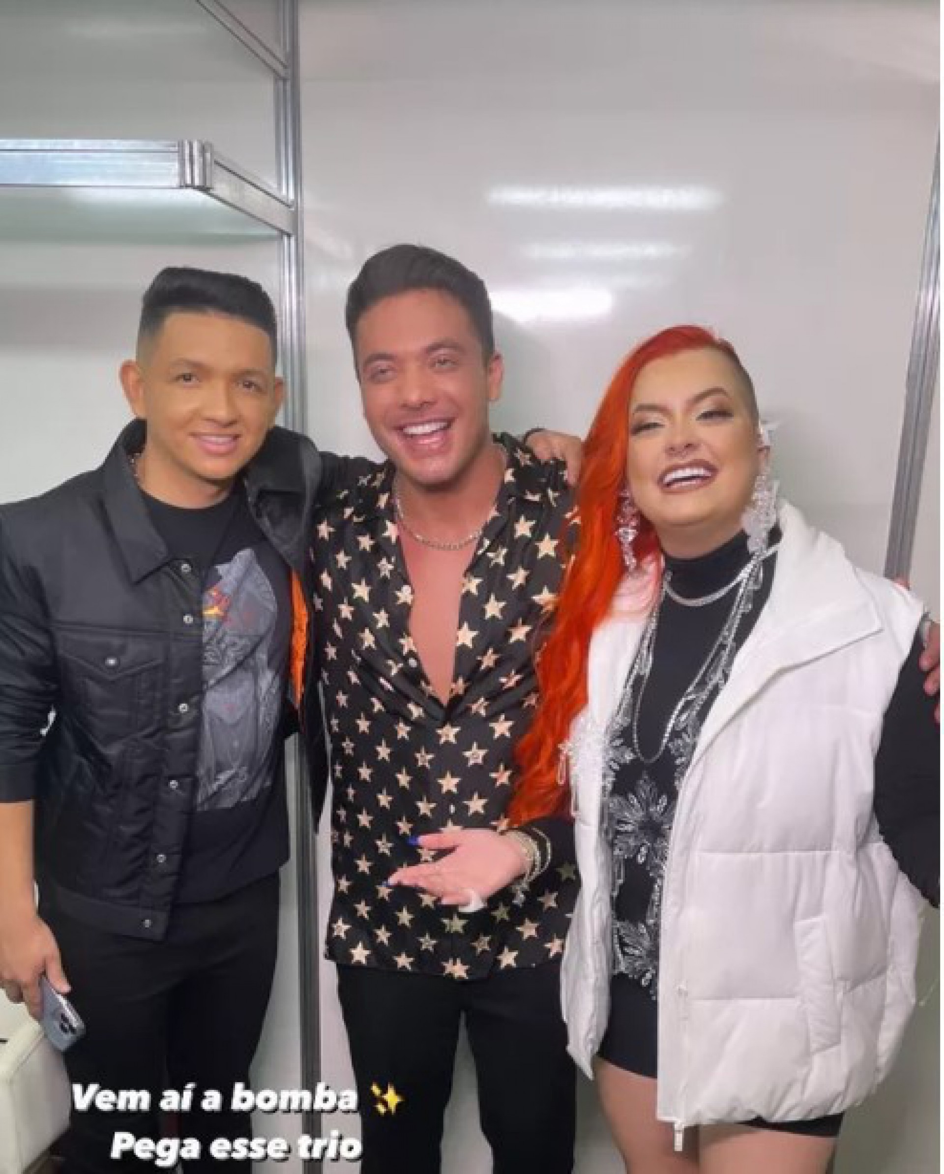 Wesley Safadão volta aos palcos ao gravar DVD de Marcynho Sensação, também com MC Mari - Reprodução/Instagram