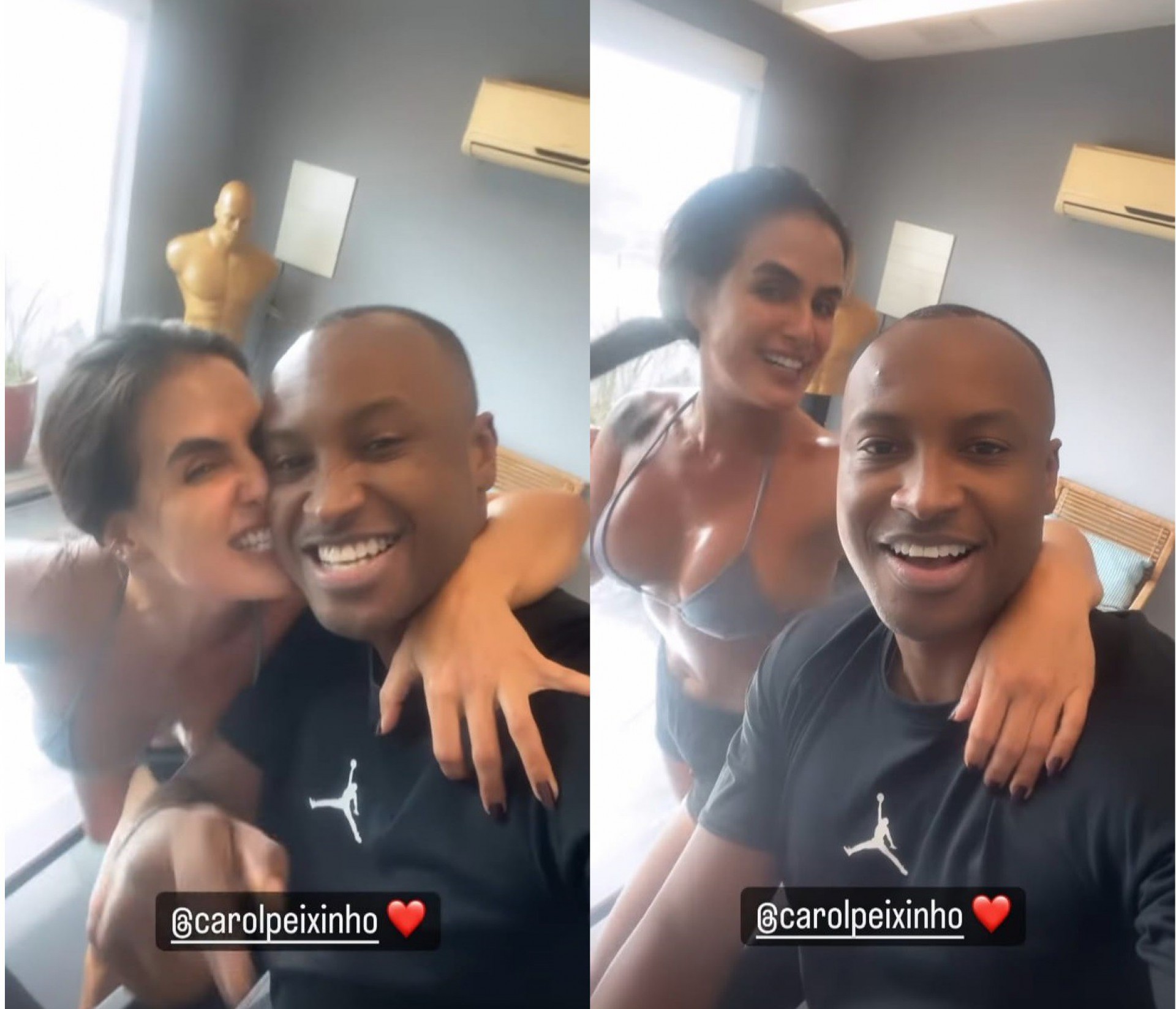 Thiaguinho comemorou novo projeto de Carol Peixinho - Reprodução/Instagram 