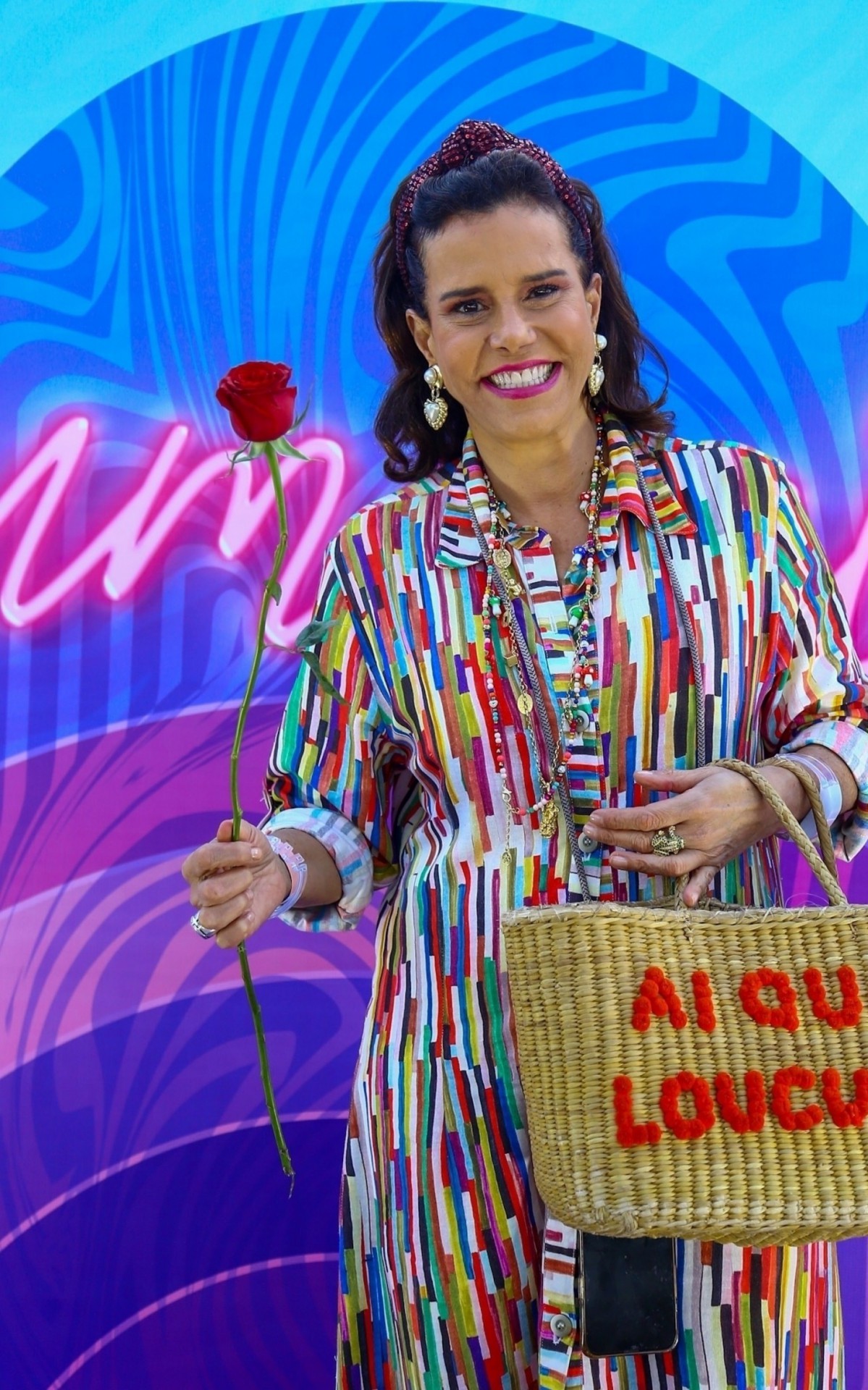 Narcisa Tamborindeguy na grava&ccedil;&atilde;o do 'Numanice #2'