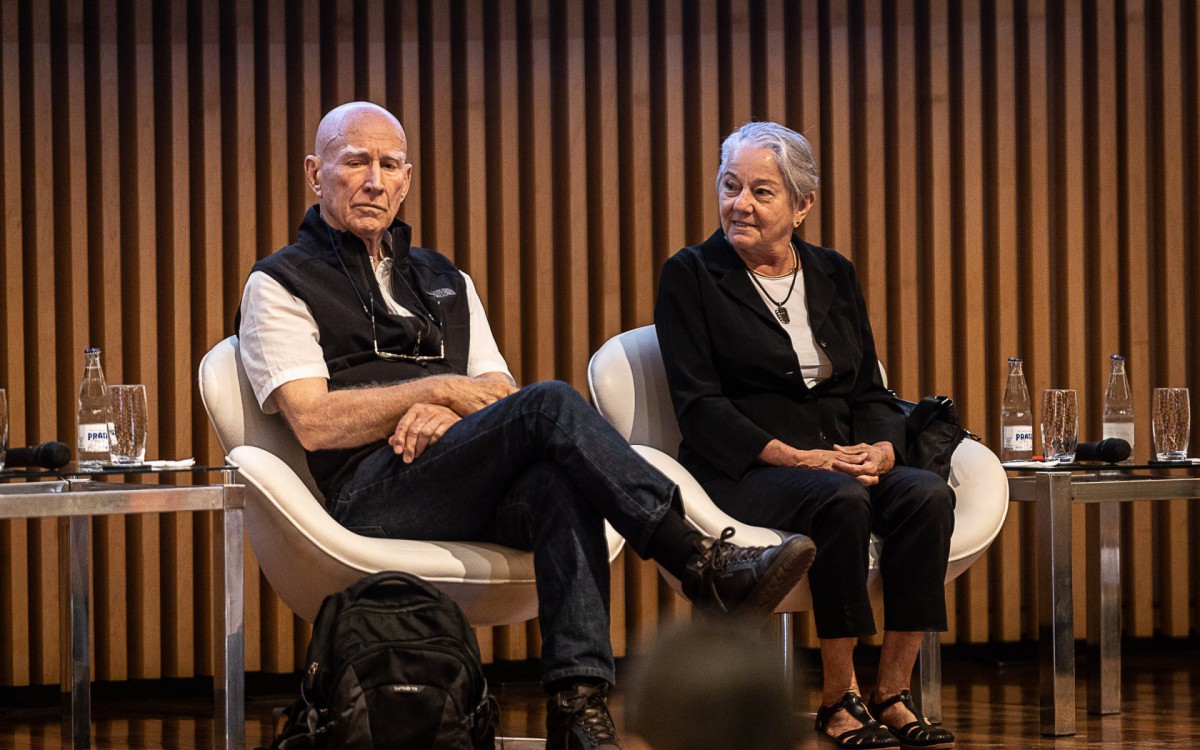 Coletiva de 'Amaz&ocirc;nia": Sebasti&atilde;o Salgado e L&eacute;lia Wanick Salgado