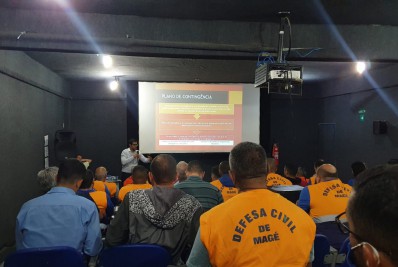 Defesa Civil de Magé capacita agentes para plano de contingência