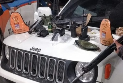 Oito criminosos são presos com armas na Ponte Rio-Niterói