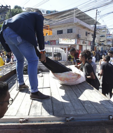 Opera&ccedil;&atilde;o dos policiais militares e civis no Complexo do Alem&atilde;o terminou com 17 mortos, sendo 15 suspeitos e dois inocentes. No dia seguinte, uma moradora tamb&eacute;m morreu, sendo a 18&ordf; morte na comunidade - Reginaldo Pimenta / Ag&ecirc;ncia O Dia