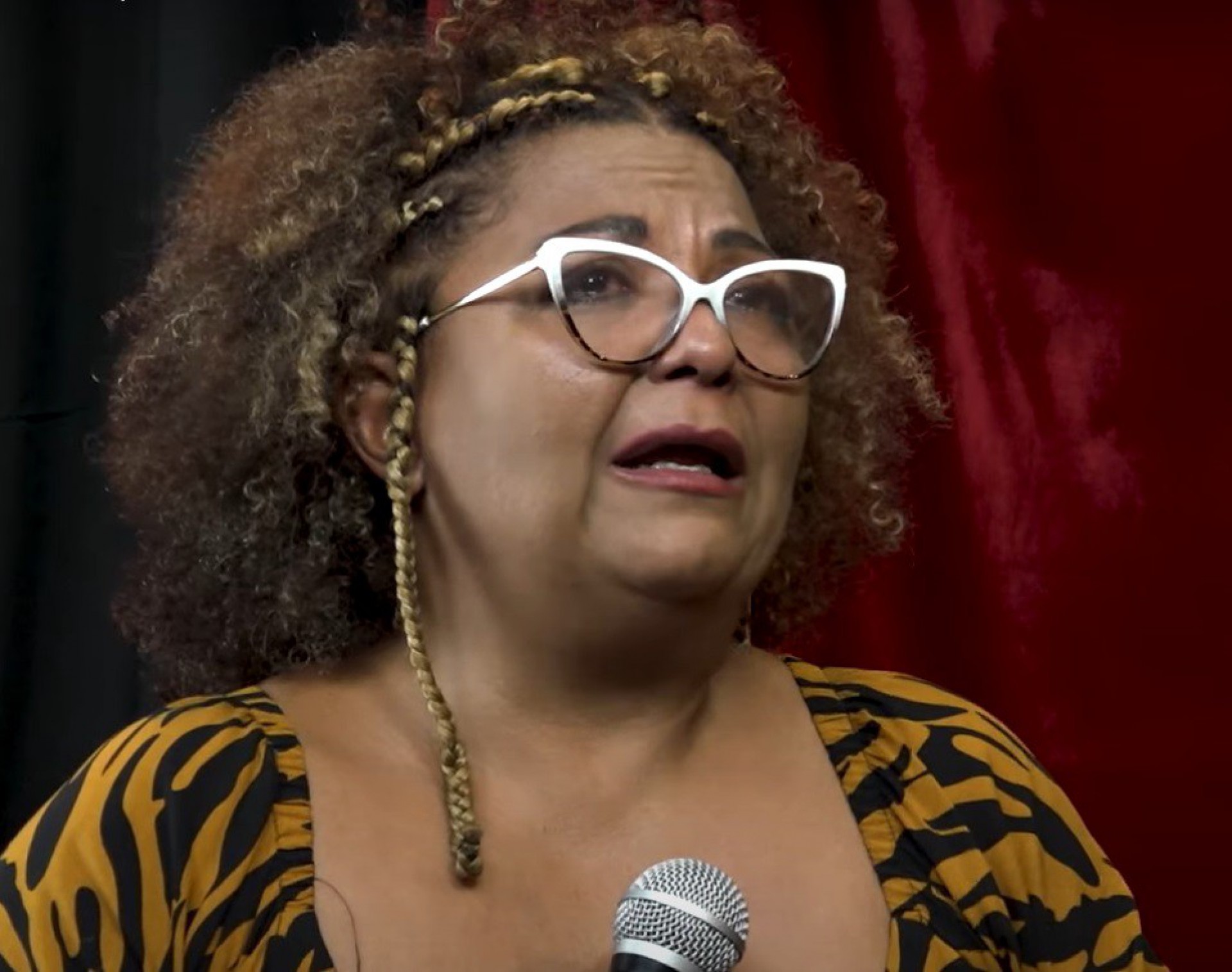 Babi Cruz se emociona ao falar sobre o marido, Arlindo Cruz - Reprodução de vídeo/ Vipei!